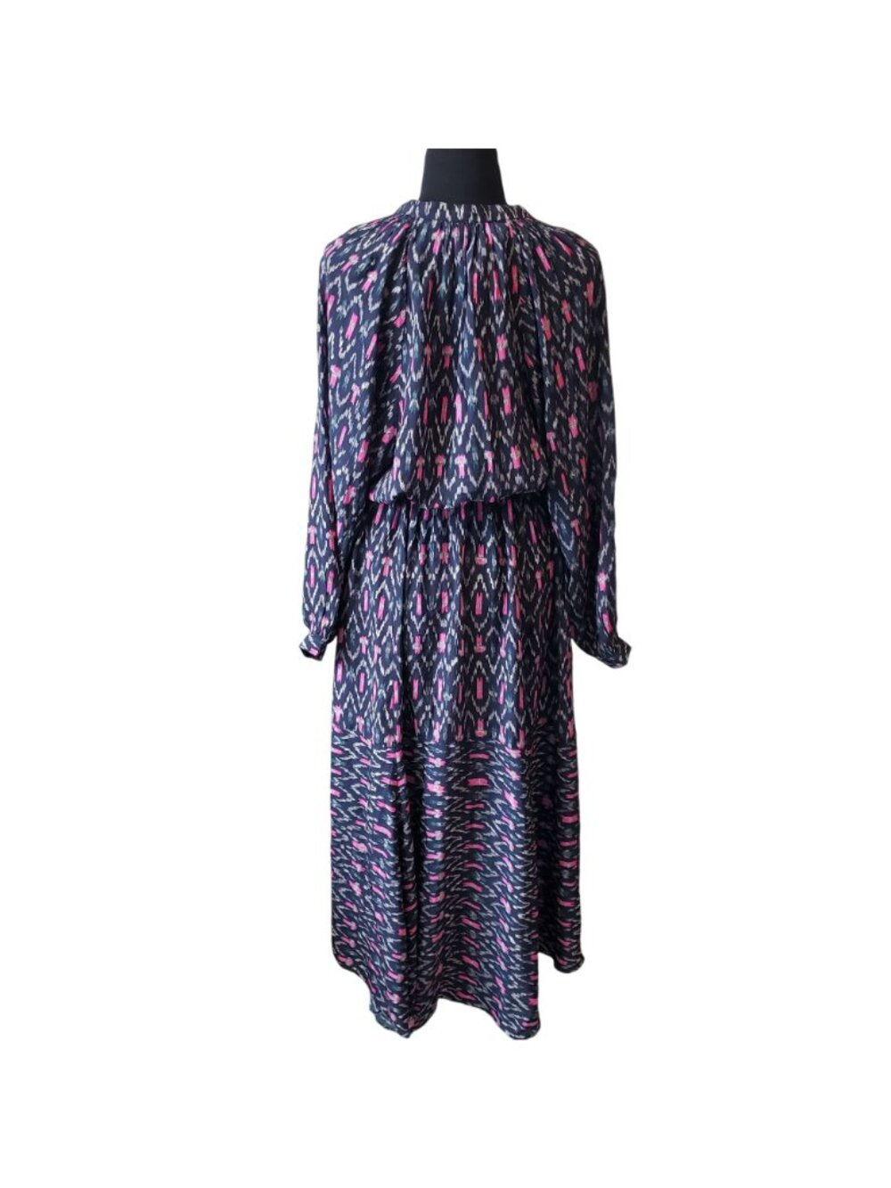 Isabel Marant Etoile $625 Long Sleeve Boho Print Midi Dress Romantic - Picture 10 of 14